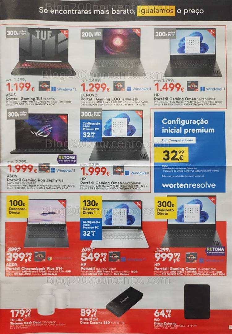 Antevisão Folheto WORTEN Promoções de 13 a 19 fevereiro