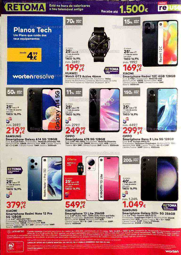 Antevisão Folheto WORTEN Promoções de 13 a 20 junho