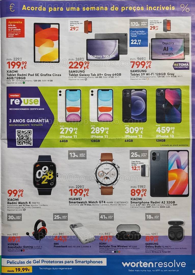 Antevisão Folheto WORTEN Alarm Week Promoções de 14 a 20 maio