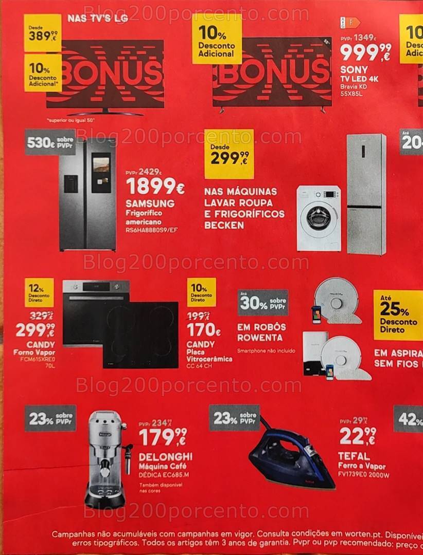 Antevisão Folheto WORTEN Promoções de 15 a 18 março