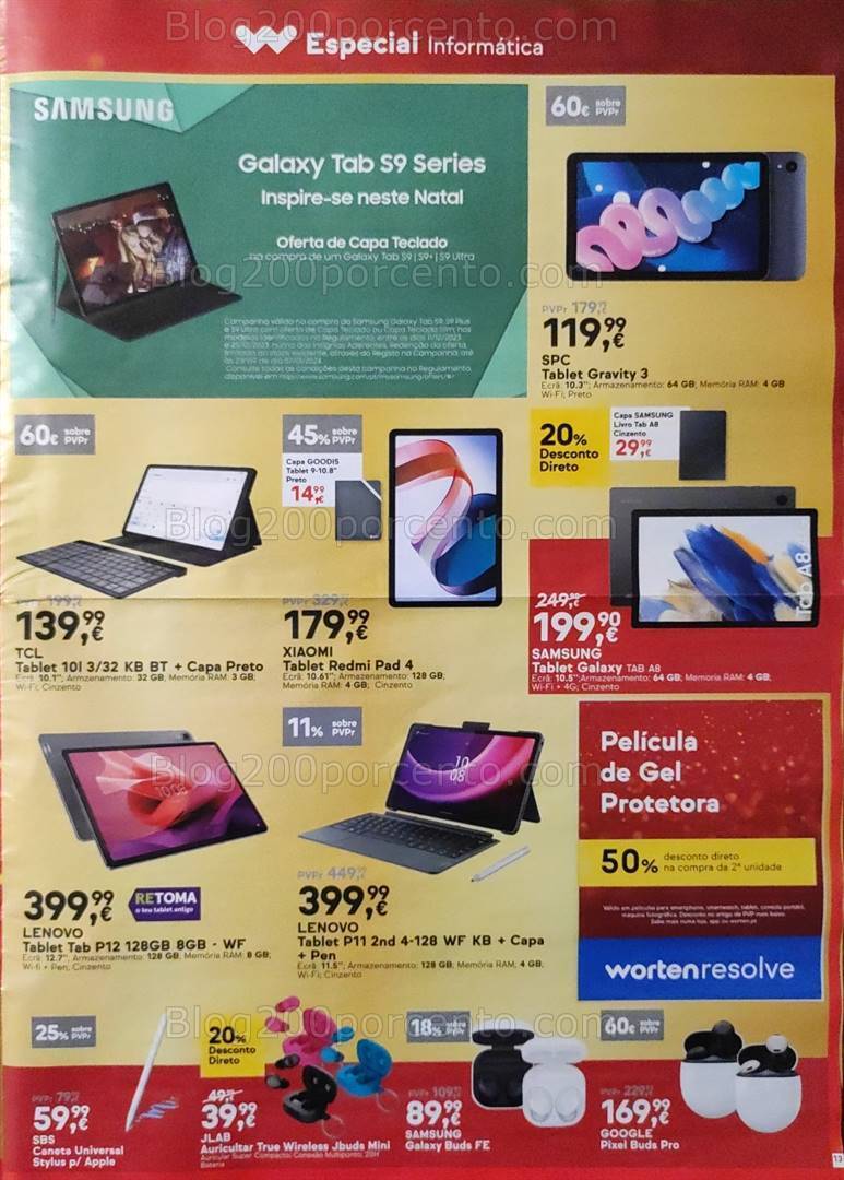 Antevisão Folheto WORTEN Promoções de 15 a 25 dezembro