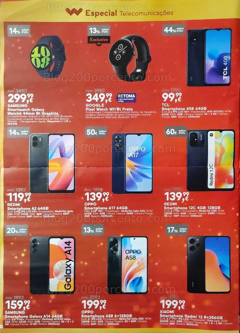 Antevisão Folheto WORTEN Promoções de 15 a 25 dezembro