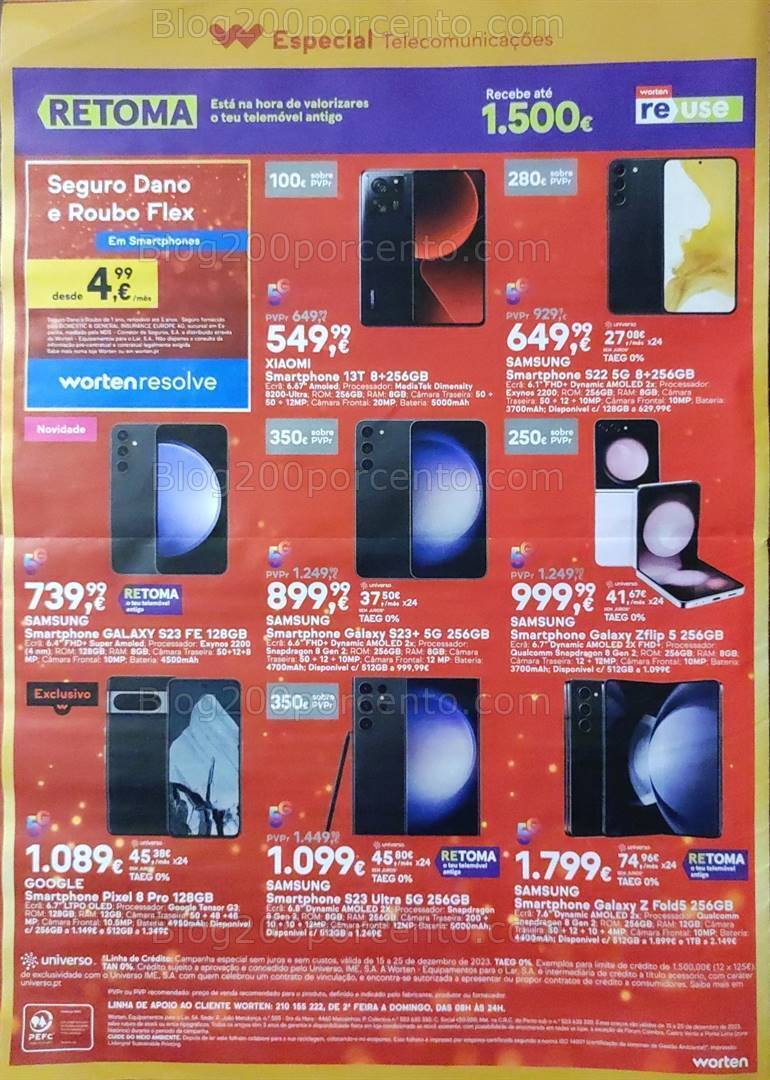 Antevisão Folheto WORTEN Promoções de 15 a 25 dezembro