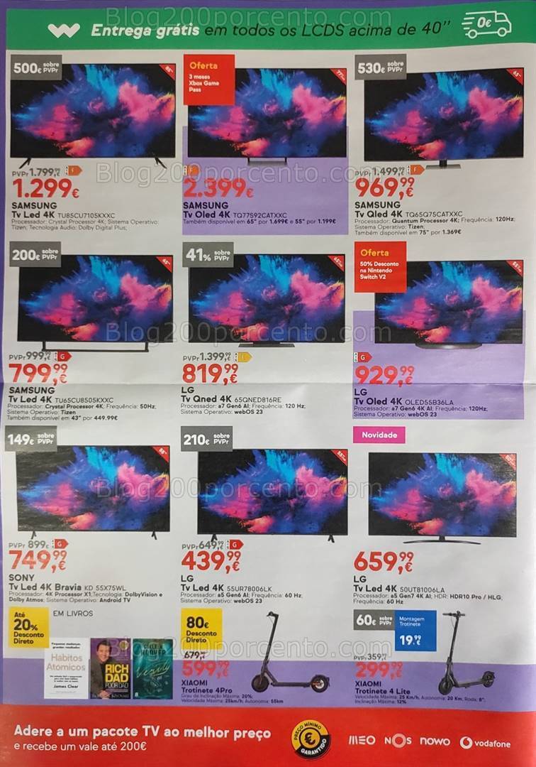 Antevisão Folheto WORTEN Promoções de 16 a 24 abril