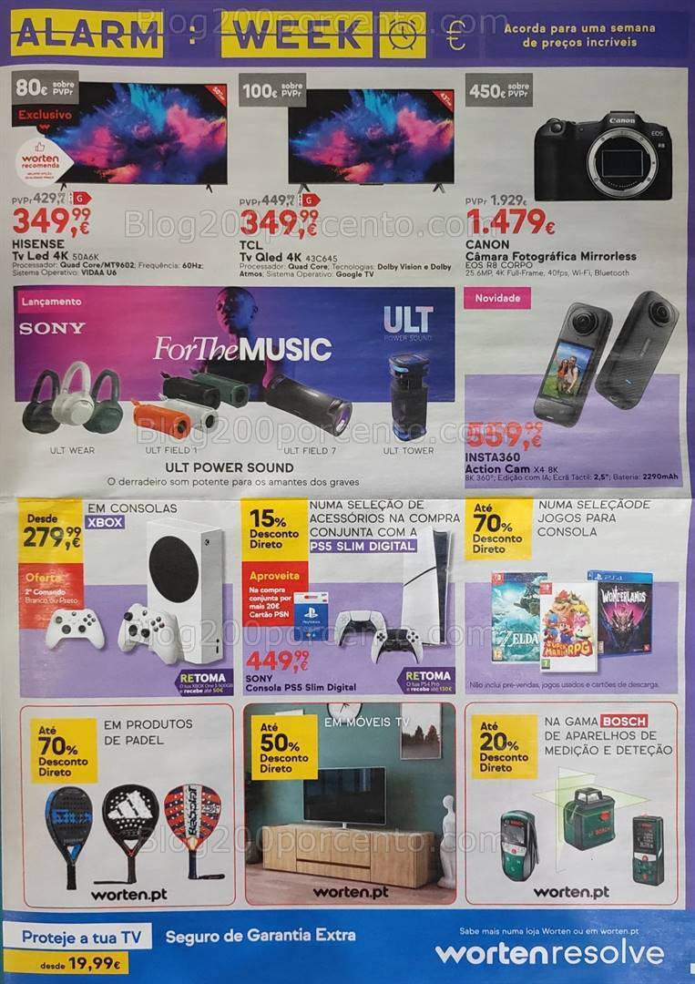 Antevisão Folheto WORTEN Promoções de 16 a 24 abril