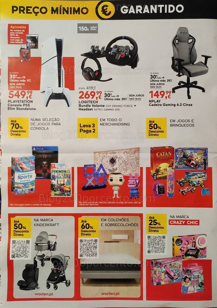 Antevisão Folheto WORTEN Promoções de 16 a 24 janeiro