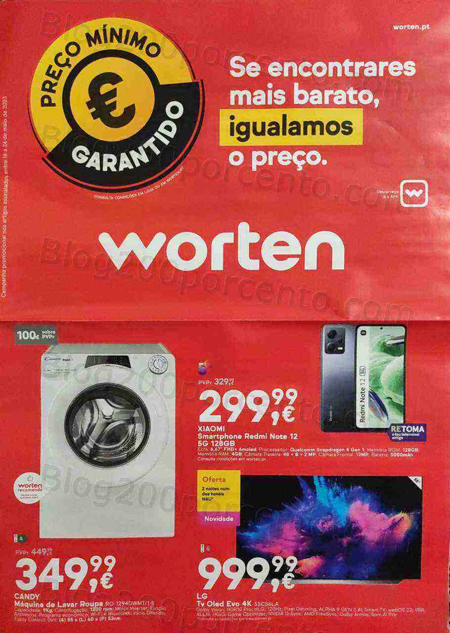 Antevisão Folheto WORTEN Promoções até 24 maio