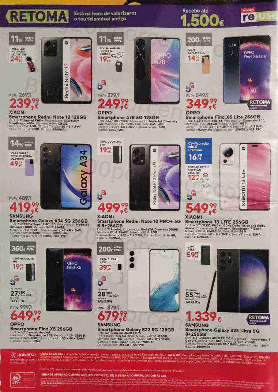 Antevisão Folheto WORTEN Promoções até 24 maio