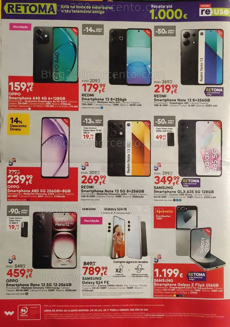 Antevisão Folheto WORTEN Promoções de 16 a 24 outubro