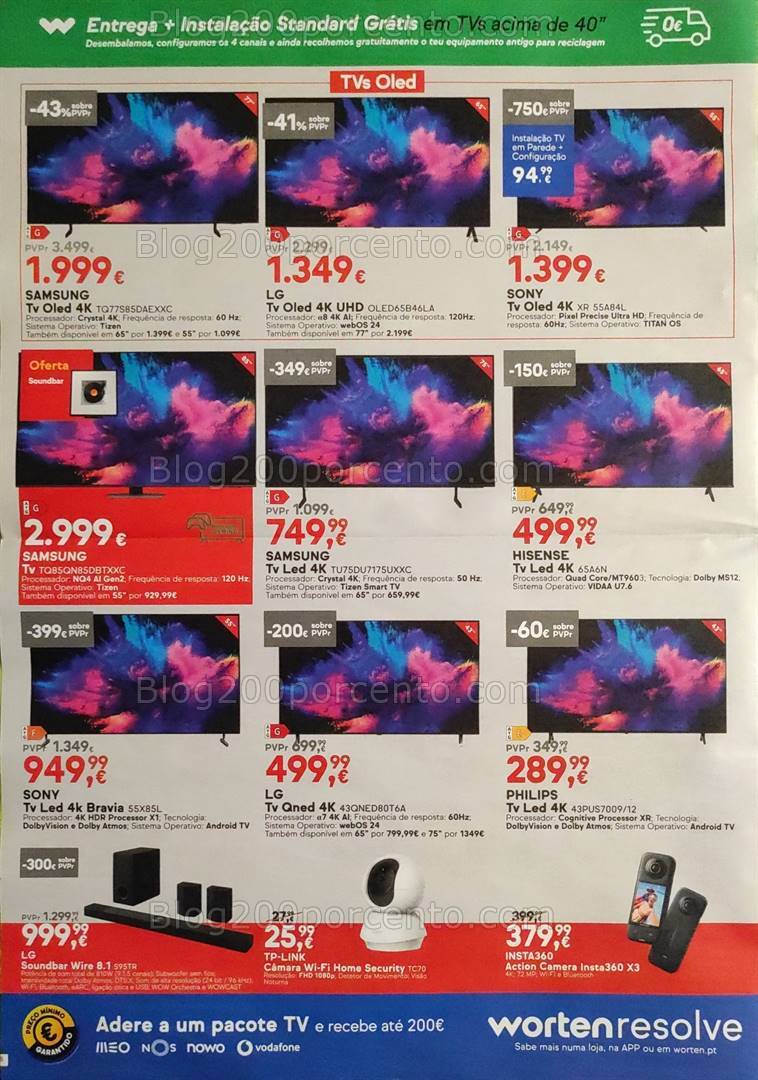 Antevisão Folheto WORTEN Promoções de 16 a 24 outubro