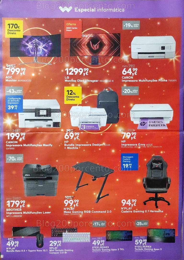 Antevisão Folheto WORTEN Promoções de 17 a 25 dezembro