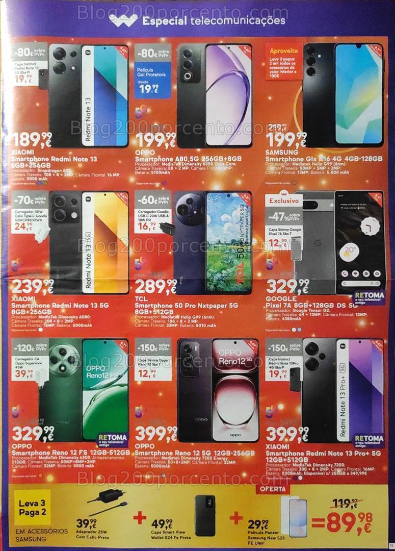 Antevisão Folheto WORTEN Promoções de 17 a 25 dezembro