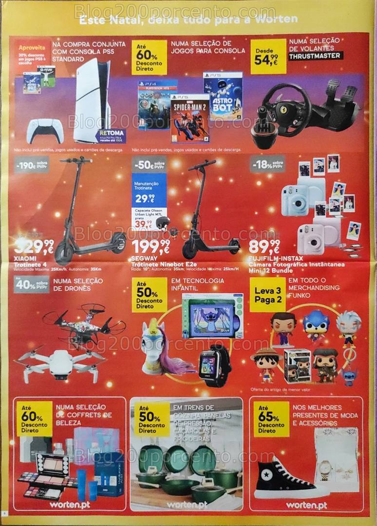 Antevisão Folheto WORTEN Promoções de 17 a 25 dezembro