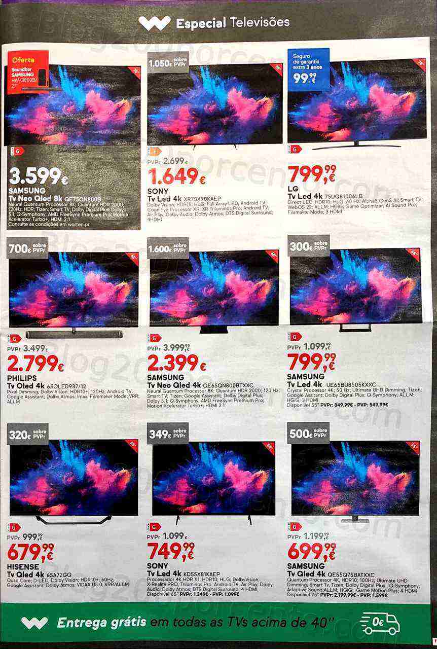 Antevisão Folheto WORTEN Promoções até 17 abril