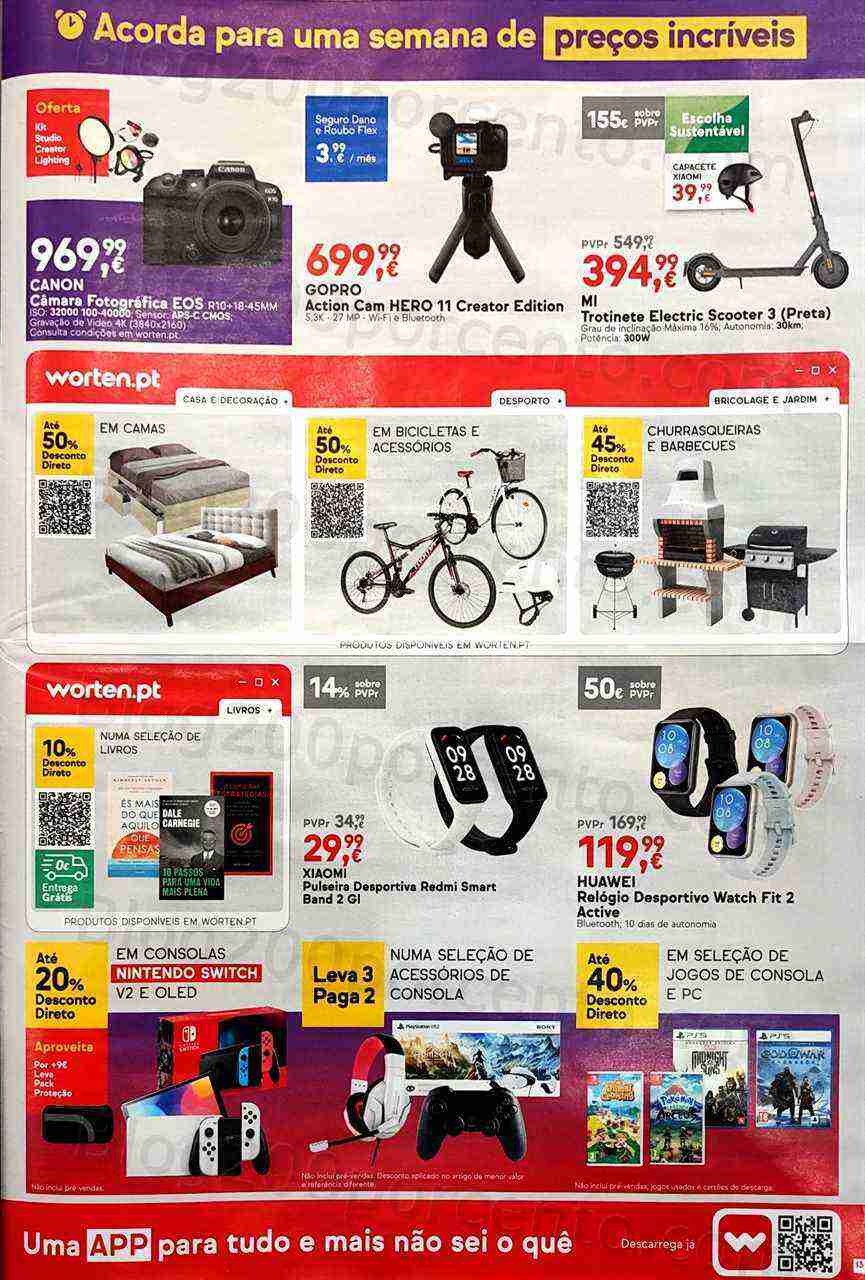 Antevisão Folheto WORTEN Promoções até 17 abril