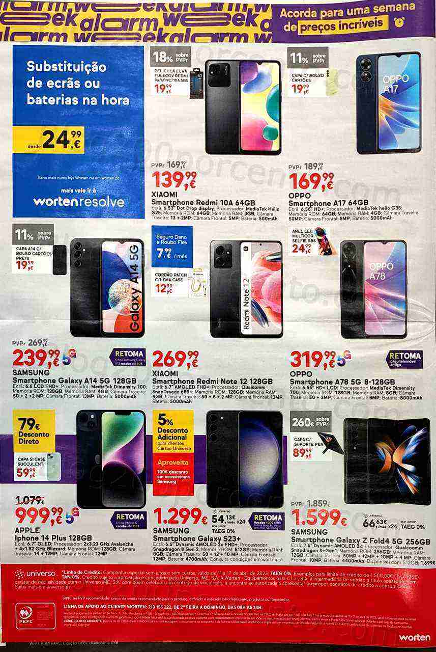 Antevisão Folheto WORTEN Promoções até 17 abril