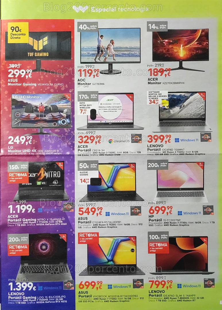 Antevisão Folheto WORTEN Promoções de 18 a 24 março