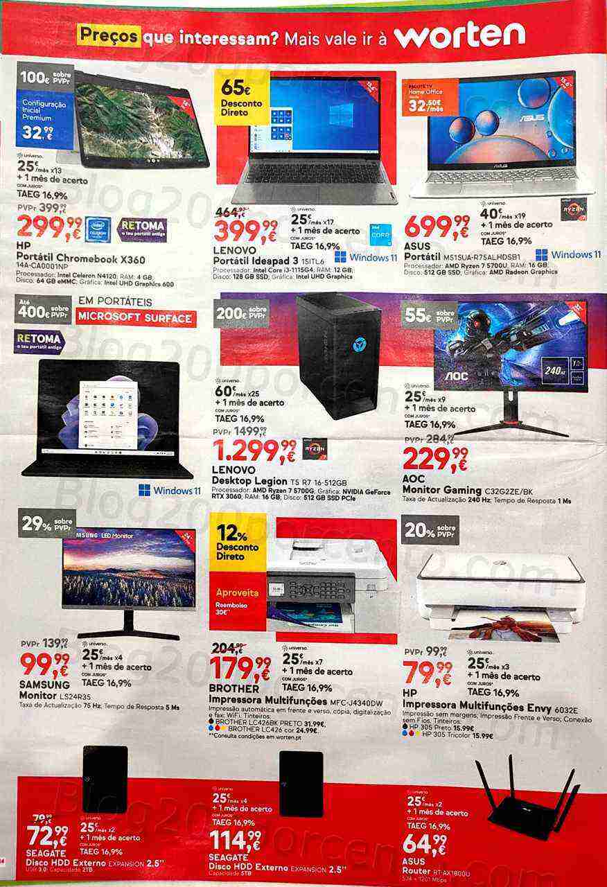 Antevisão Folheto WORTEN Promoções de 18 a 26 abril