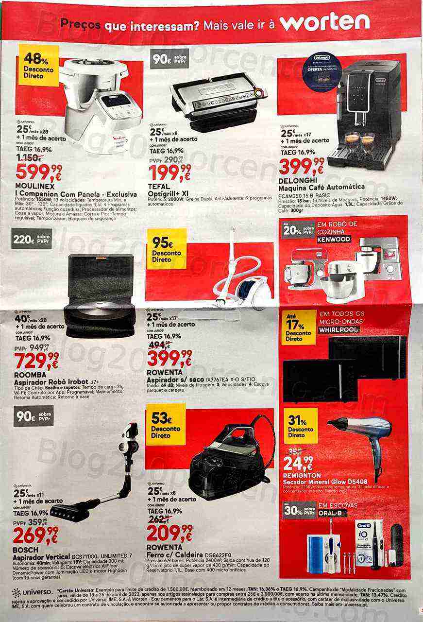 Antevisão Folheto WORTEN Promoções de 18 a 26 abril