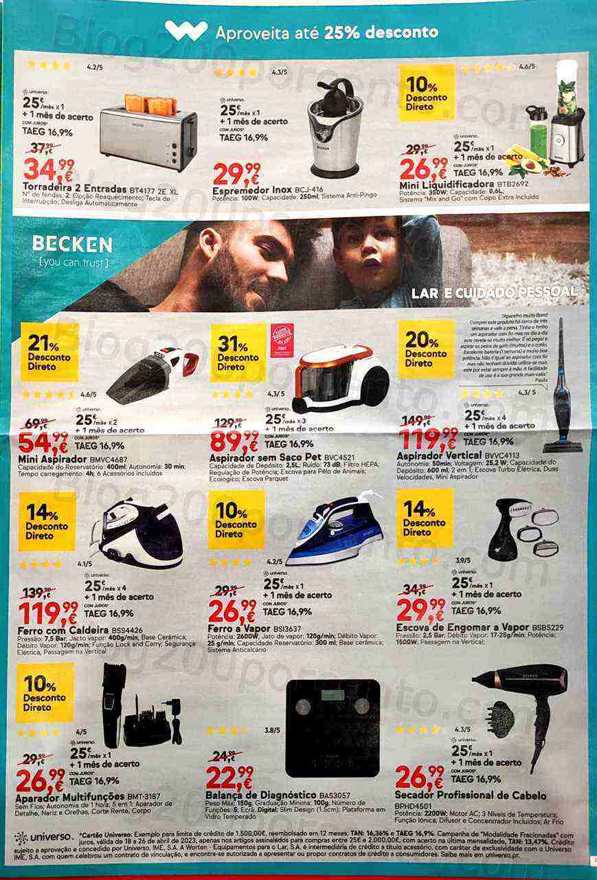 Antevisão Folheto WORTEN Promoções de 18 a 26 abril