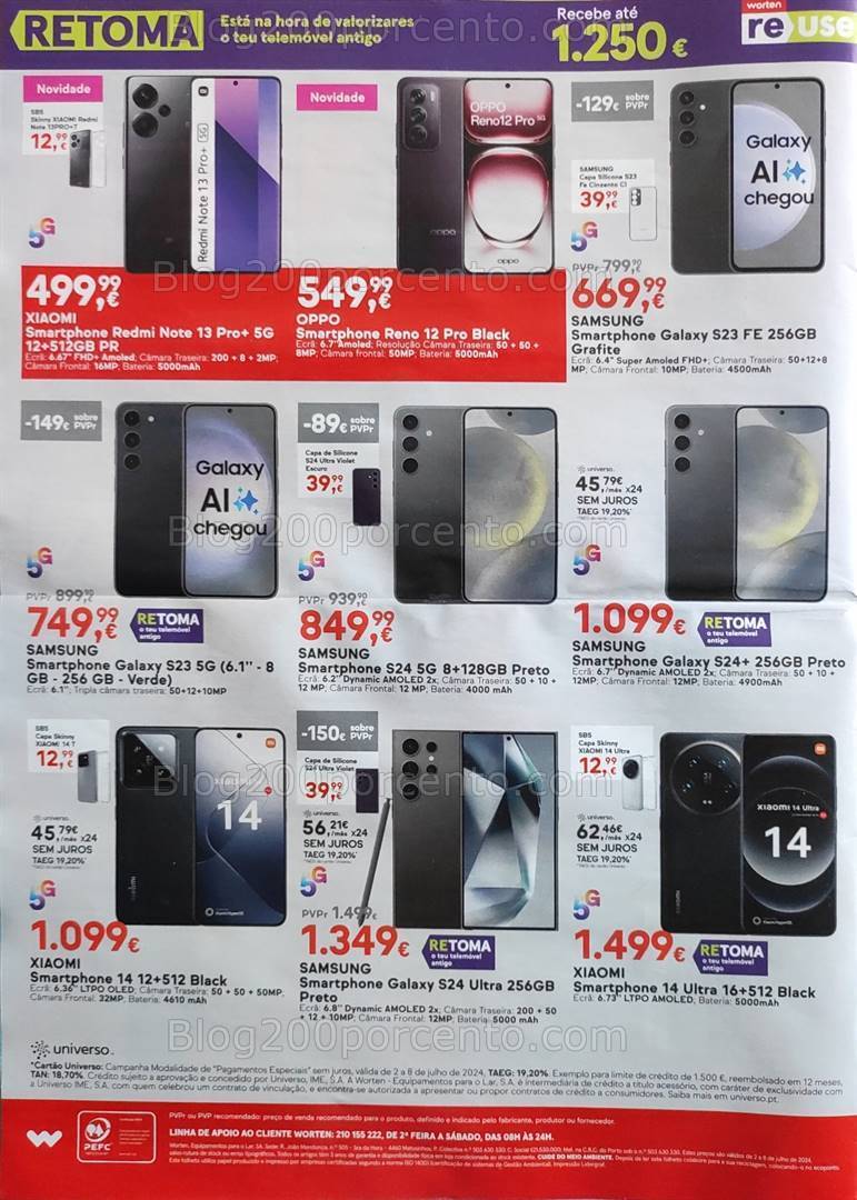 Antevisão Folheto WORTEN Promoções até 8 julho