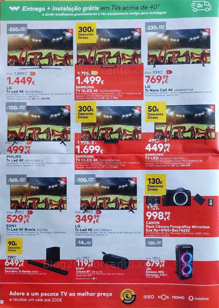 Antevisão Folheto WORTEN Promoções até 8 julho