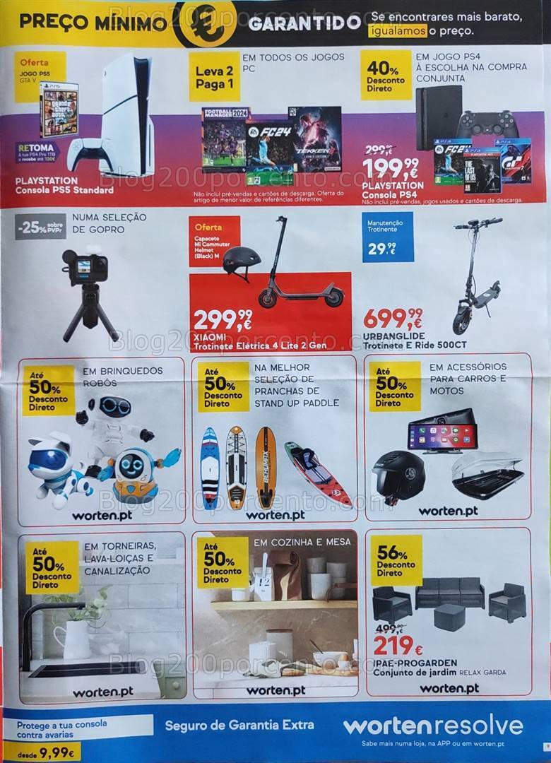 Antevisão Folheto WORTEN Promoções até 8 julho