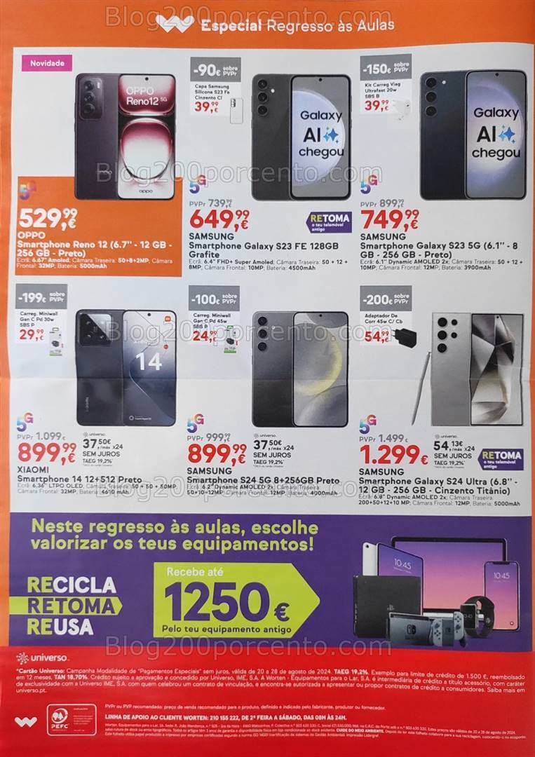 Antevisão Folheto WORTEN Promoções de 20 a 28 agosto
