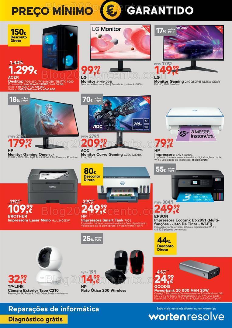 Antevisão Folheto WORTEN Promoções de 21 a 27 março