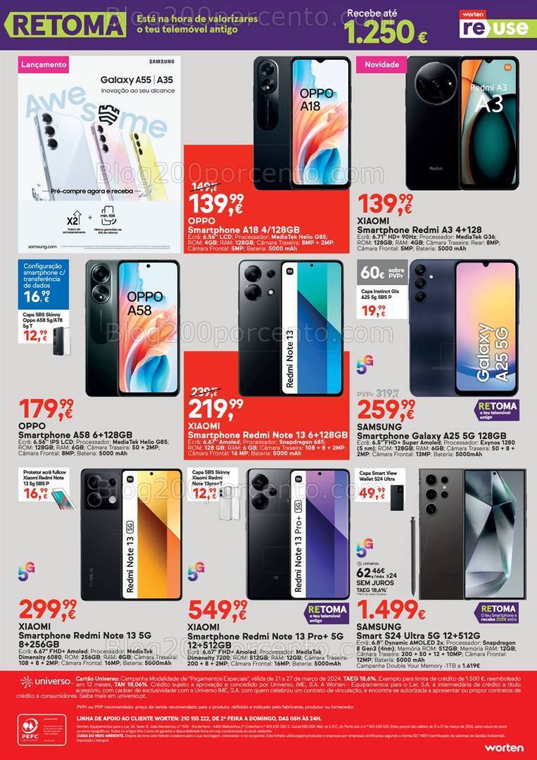 Antevisão Folheto WORTEN Promoções de 21 a 27 março