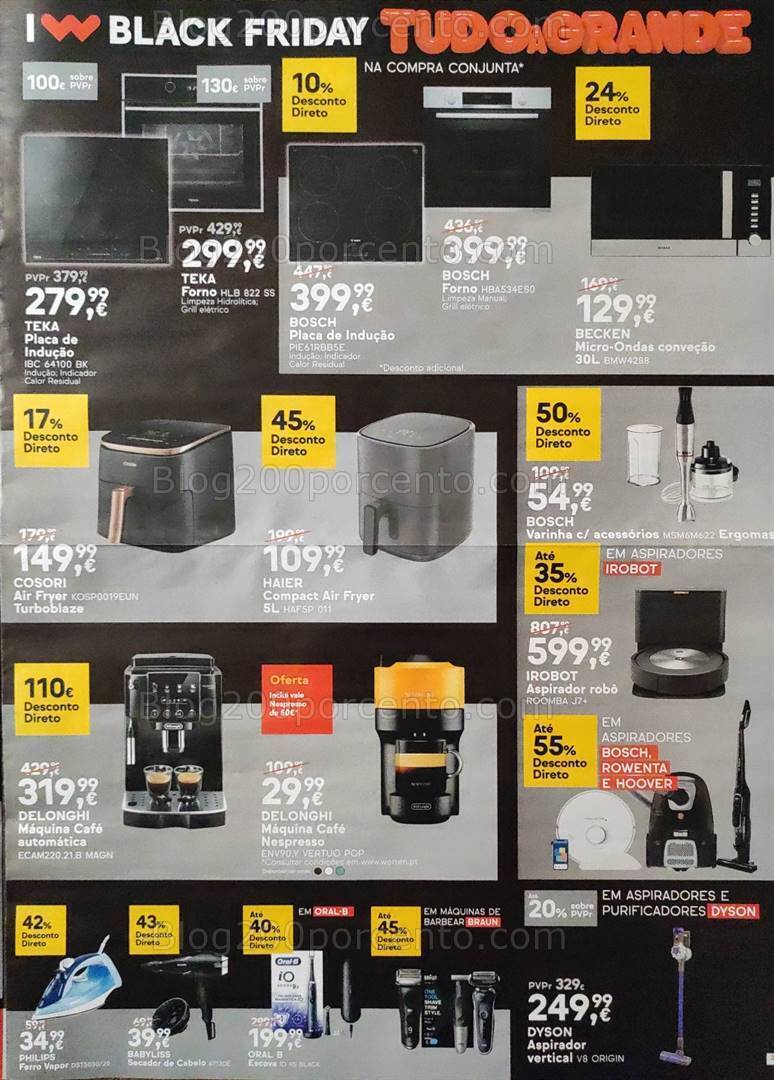 Antevisão Folheto WORTEN Black Friday Promoções de 21 a 27 novembro