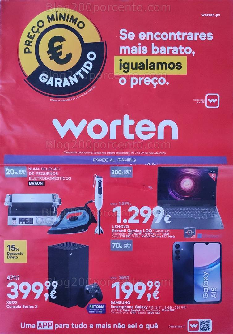 Antevisão Folheto WORTEN Promoções de 21 a 29 maio