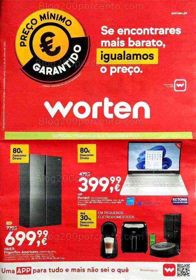Antevisão Folheto WORTEN Promoções de 22 a 28 junho