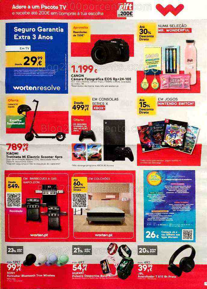 Antevisão Folheto WORTEN Promoções de 22 a 28 junho