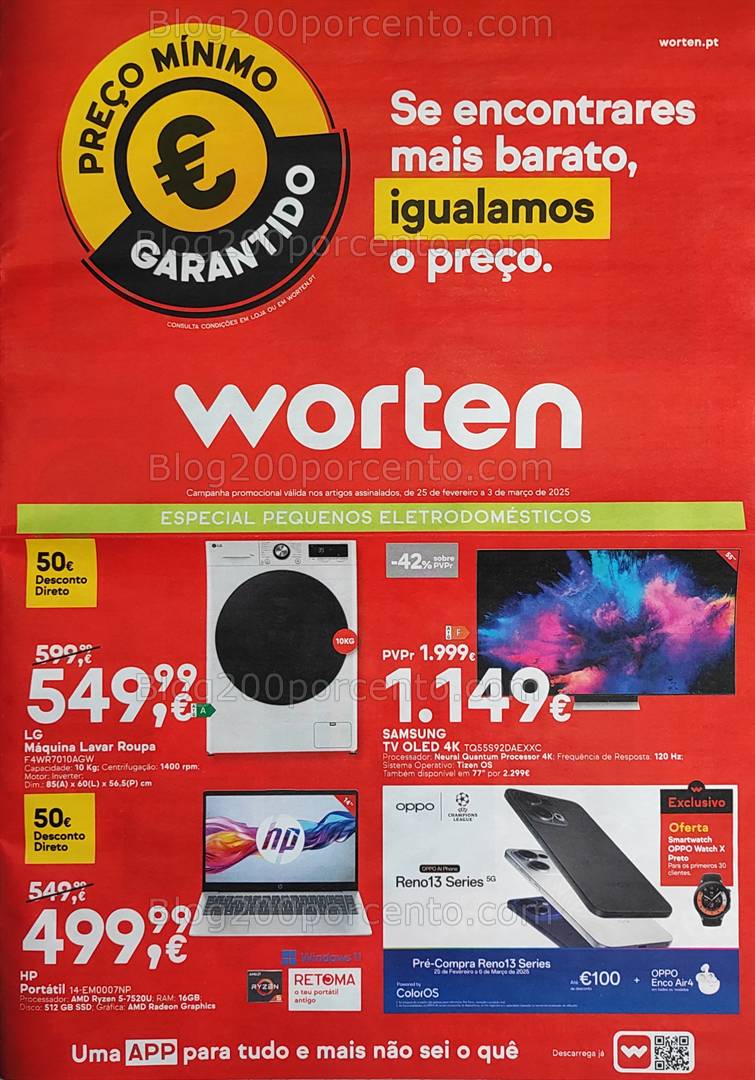 Antevisão Folheto WORTEN Promoções de 25 fevereiro a 3 março
