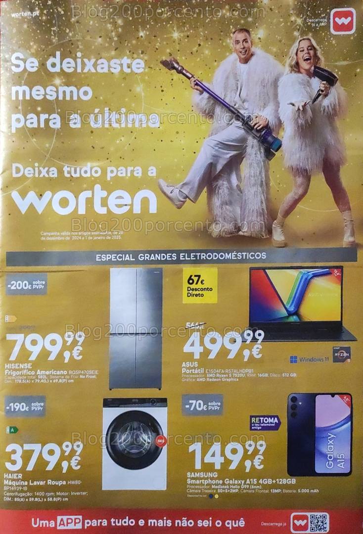 Antevisão Folheto WORTEN Promoções de 26 dezembro a 1 janeiro