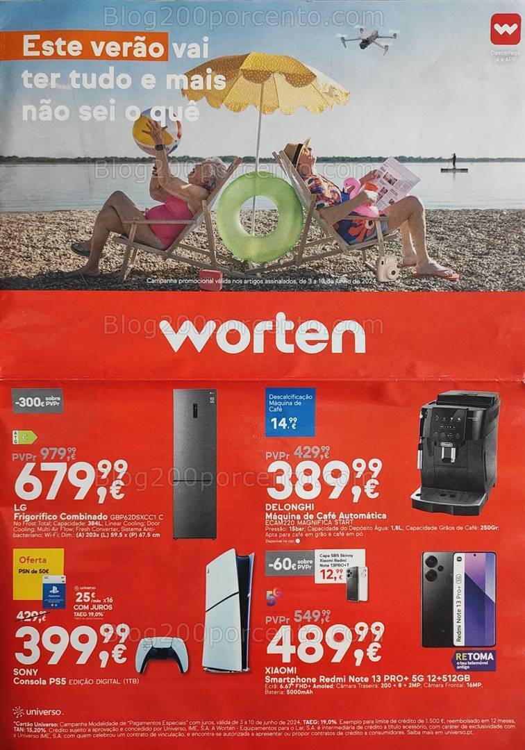 Antevisão Folheto WORTEN Promoções de 3 a 10 junho