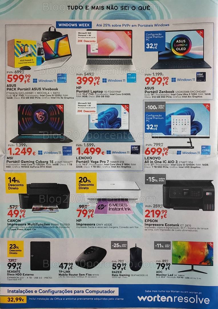 Antevisão Folheto WORTEN Promoções de 3 a 10 junho