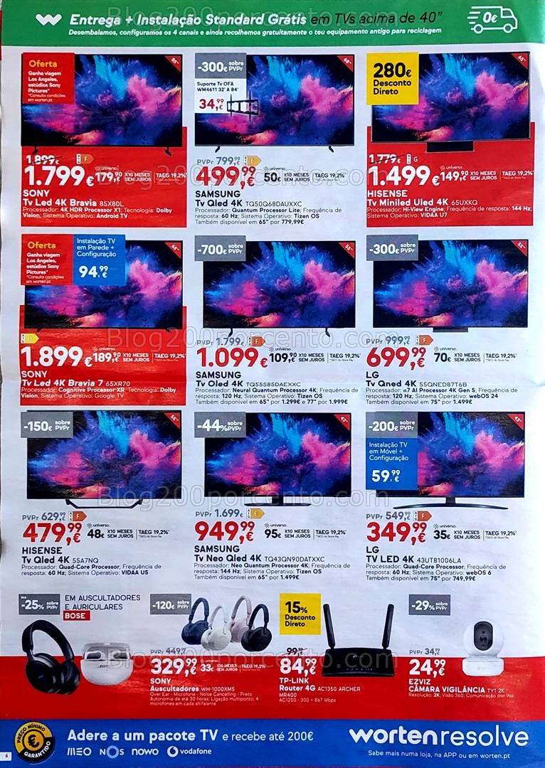 Antevisão Folheto WORTEN Promoções de 3 a 17 fevereiro