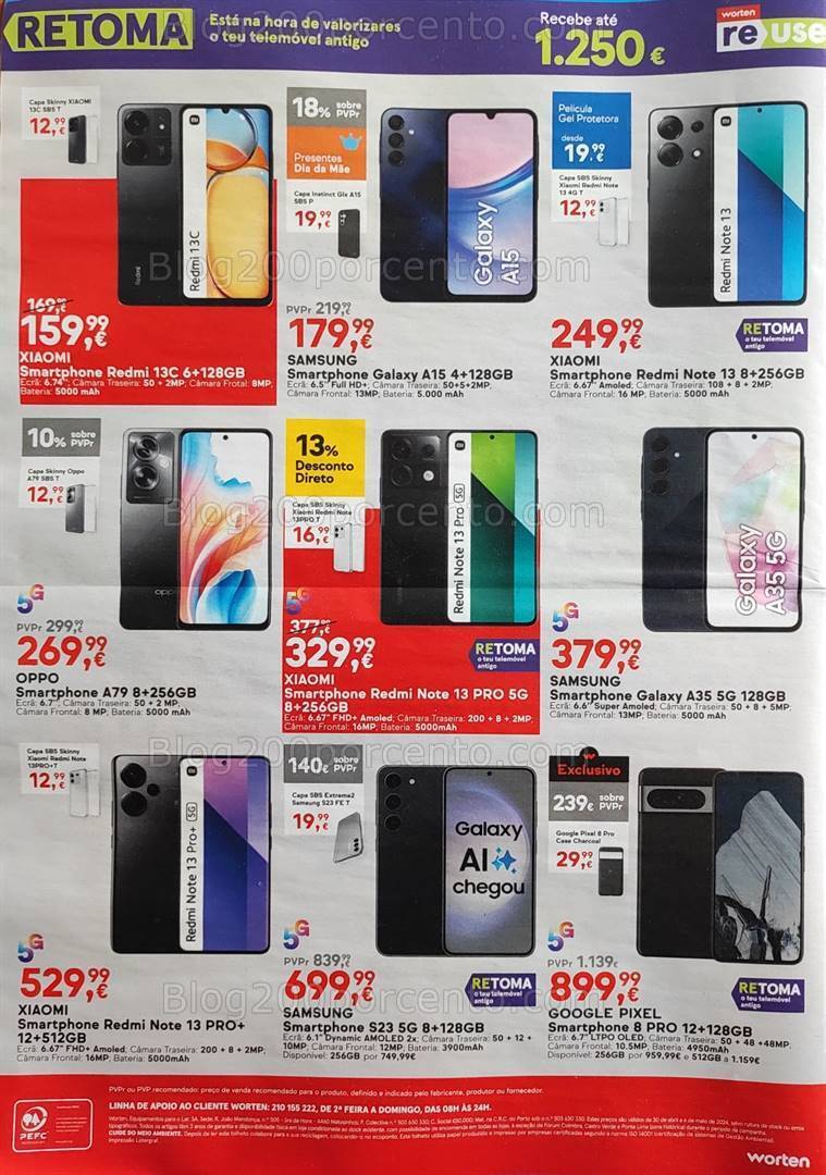 Antevisão Folheto WORTEN Promoções de 30 abril a 6 maio