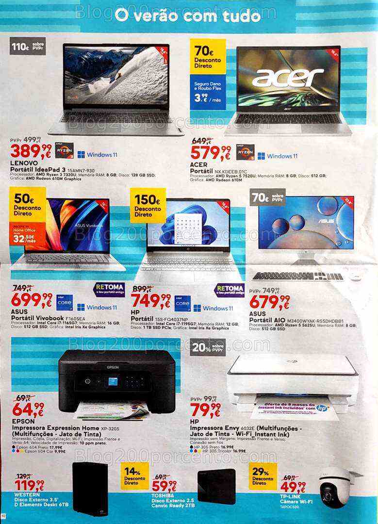 Antevisão Folheto WORTEN Promoções de 4 a 10 julho