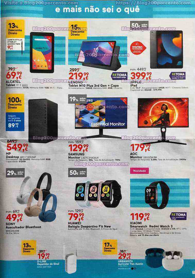 Antevisão Folheto WORTEN Promoções de 5 a 12 junho