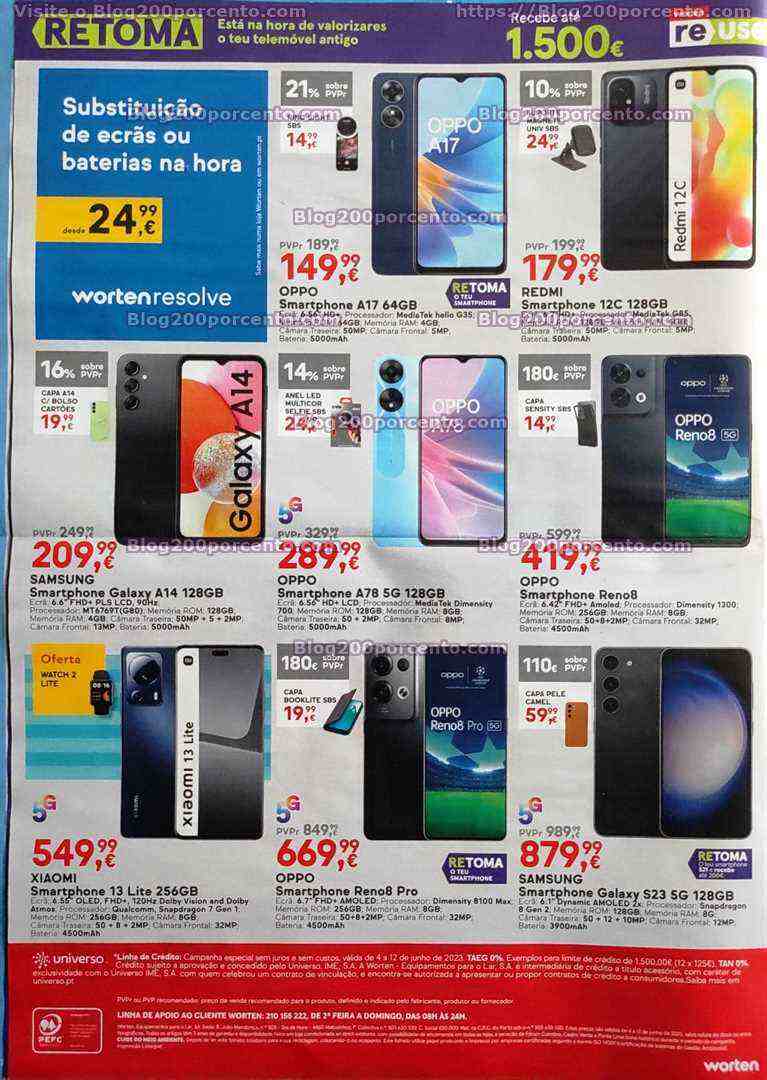 Antevisão Folheto WORTEN Promoções de 5 a 12 junho