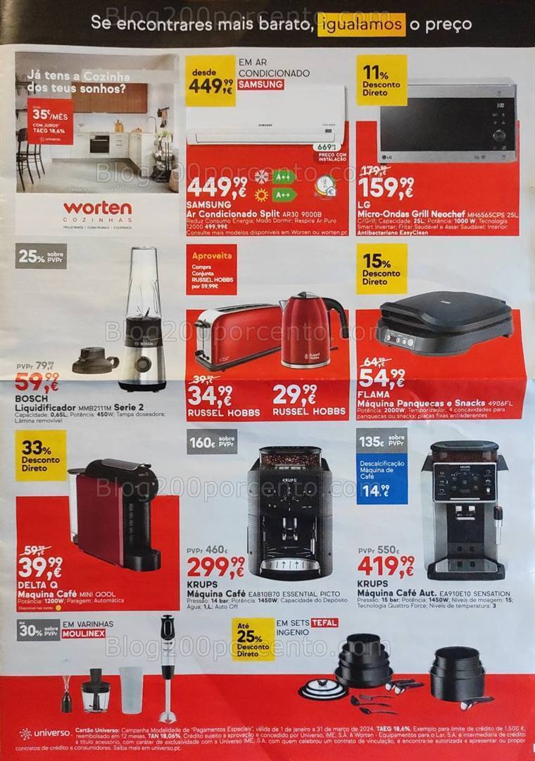 Antevisão Folheto WORTEN Promoções de 4 a 11 março