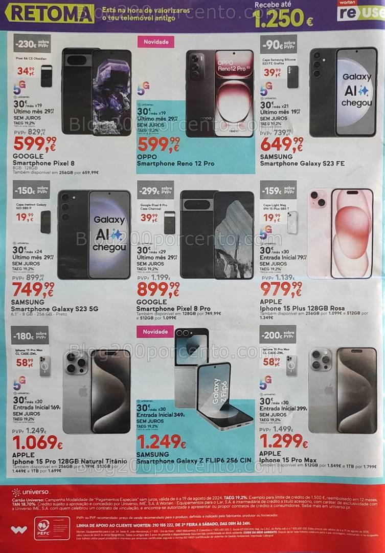 Antevisão Folheto WORTEN Promoções de 6 a 19 agosto