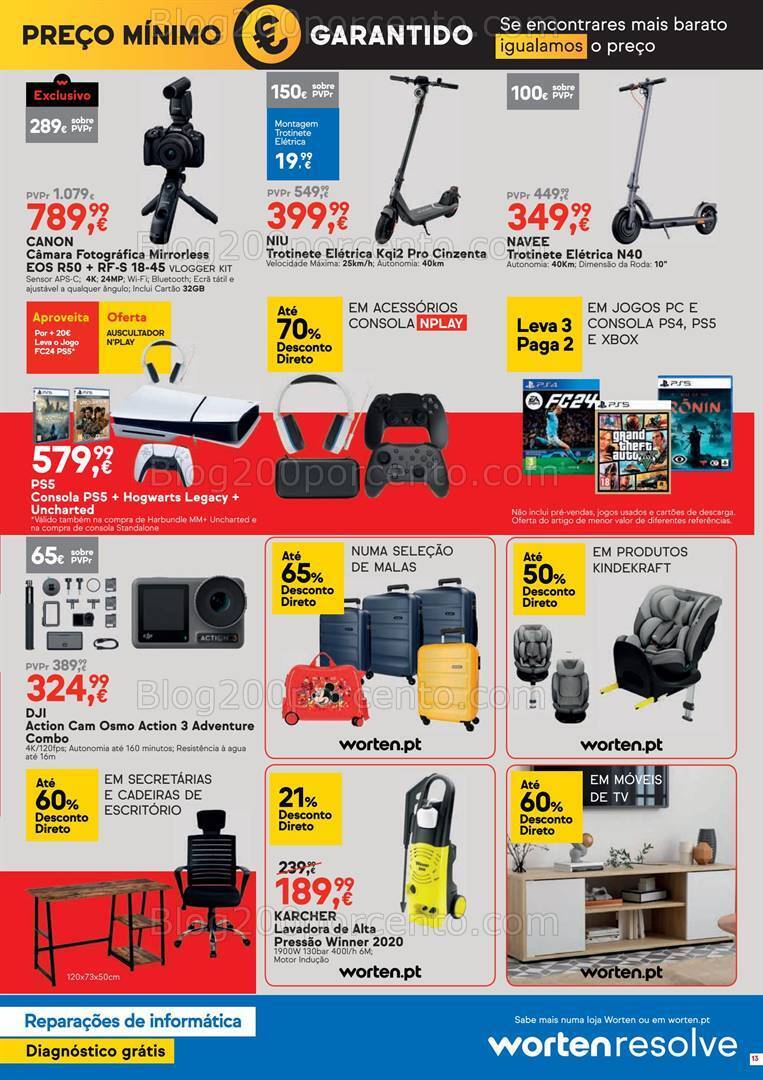 Antevisão Folheto WORTEN Promoções de 7 a 13 maio