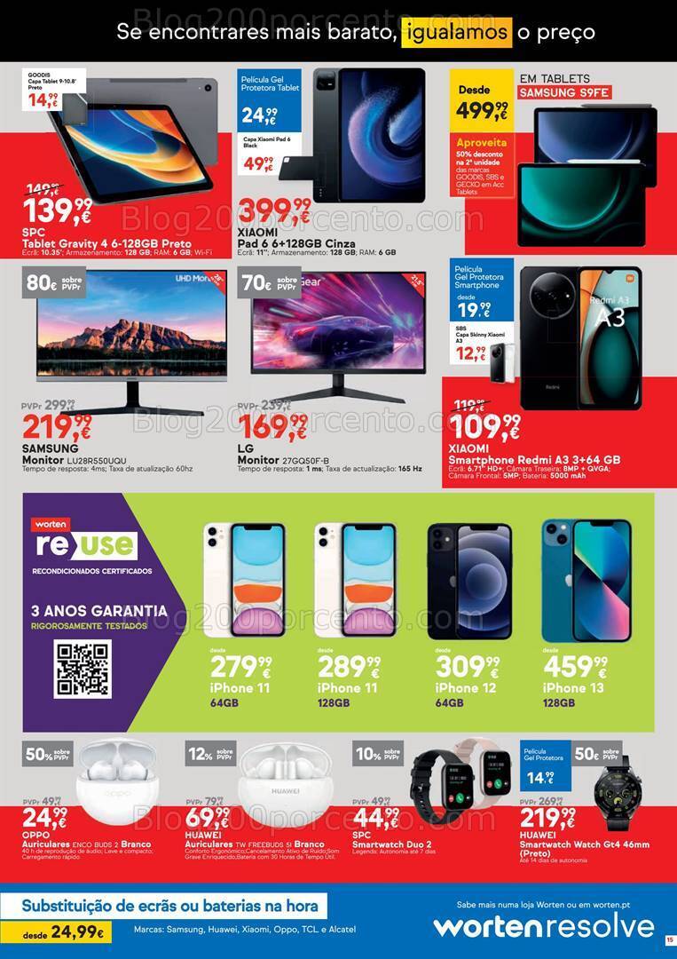 Antevisão Folheto WORTEN Promoções de 7 a 13 maio