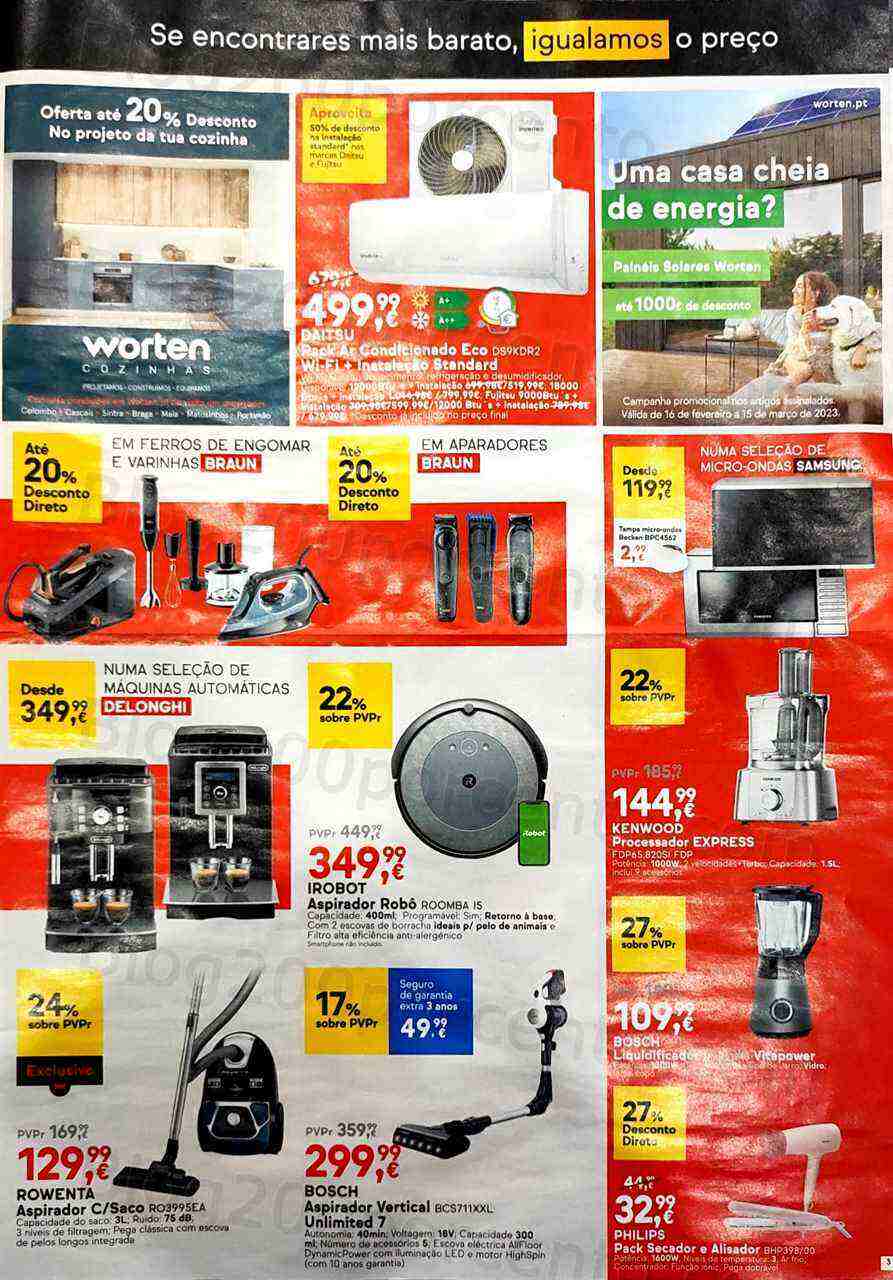 Antevisão Folheto WORTEN Promoções de 7 a 13 março