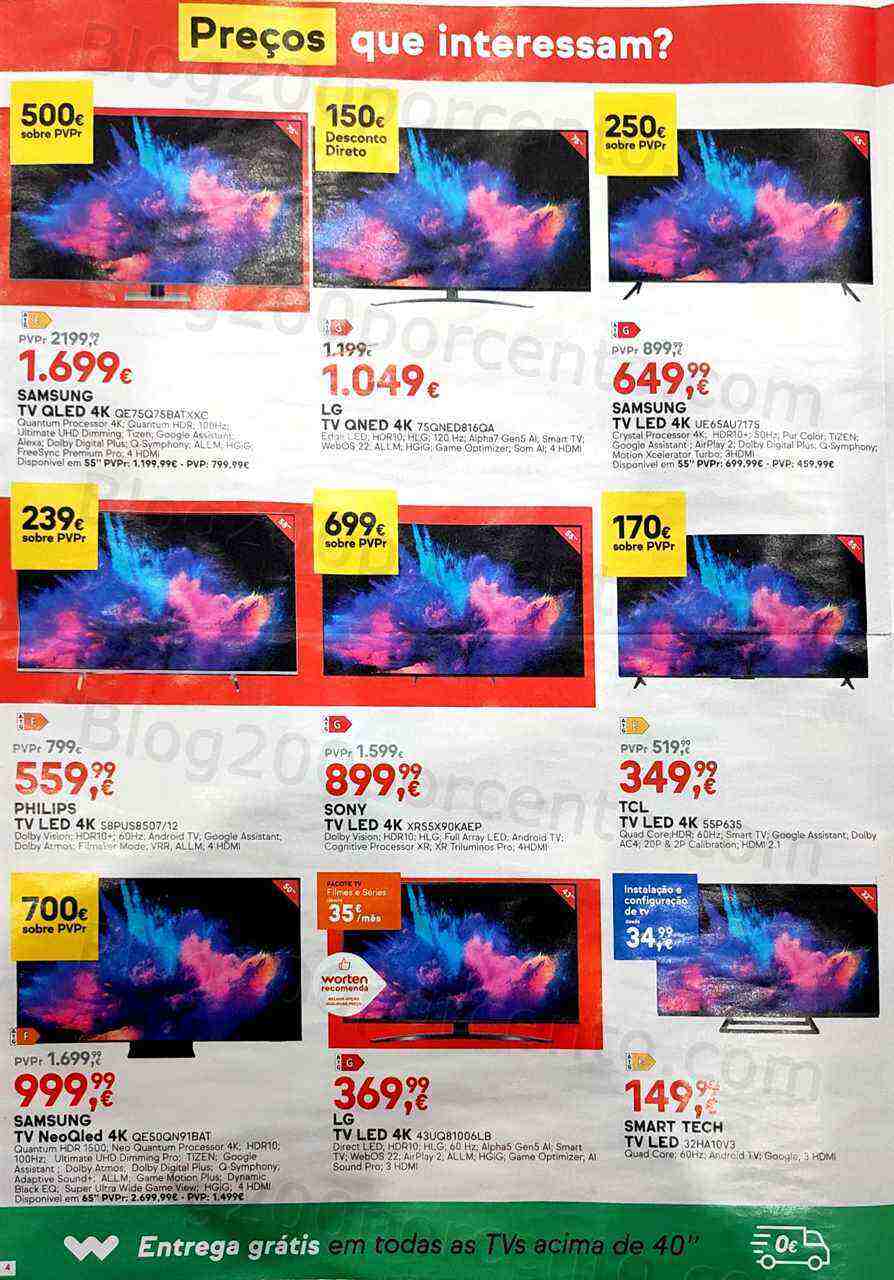 Antevisão Folheto WORTEN Promoções de 7 a 13 março