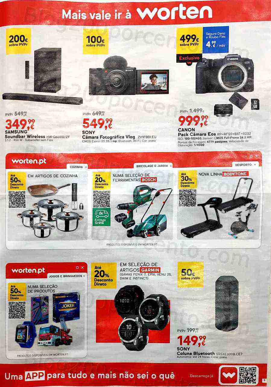 Antevisão Folheto WORTEN Promoções de 7 a 13 março